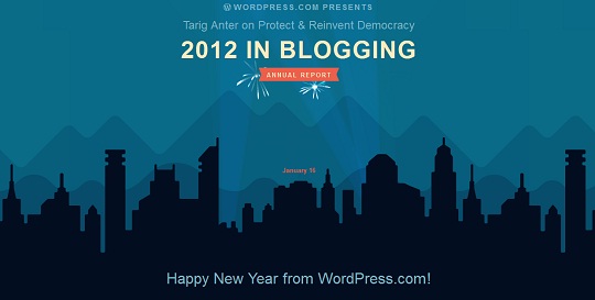 2012 year in blogging